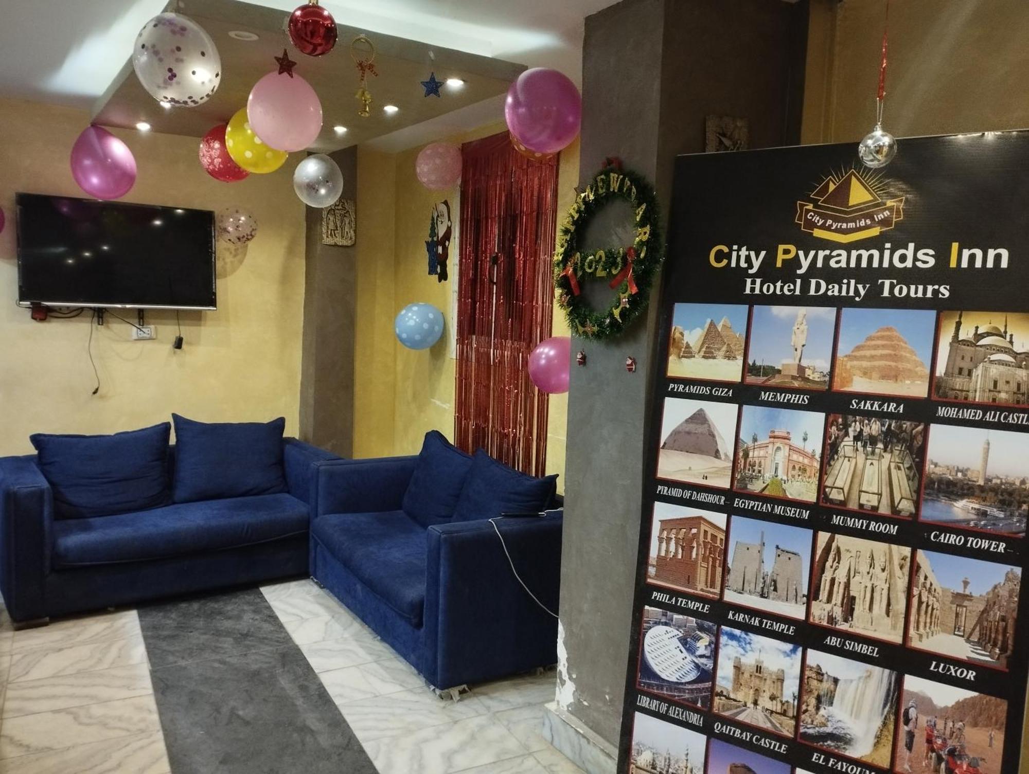 City Pyramids Inn Kafret el-Gabal Exteriör bild